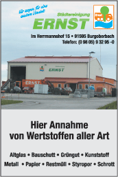 Städtereinigung Ernst