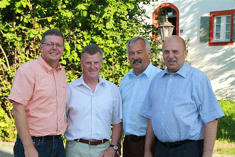 Die vier B&uuml;rgermeister